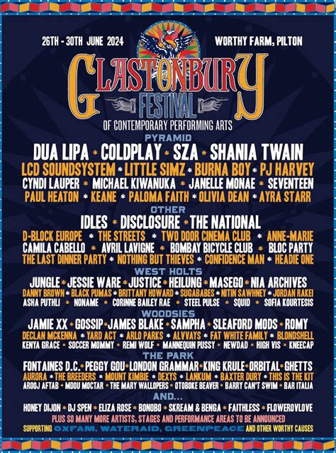 Every Glastonbury Festival headliner: all artists .